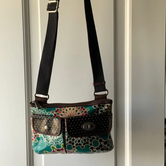 Fossil Key-Per Multicolored Handbag - Picture 2 of 7